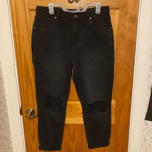 NOBO (NoBoundaries) size 15 J high rise mom jeans.